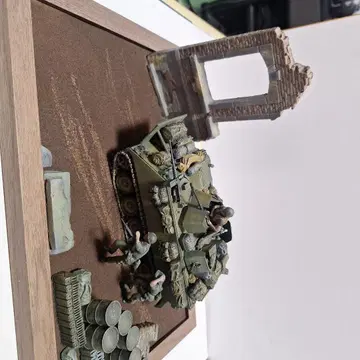 타미야 1/35 배틀 왜건 디오라마