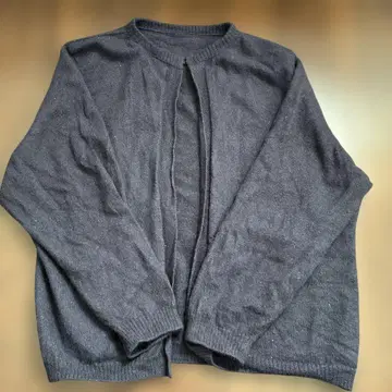 나카가와 마사시치 상점 캐시미어 울 가디건 네이비