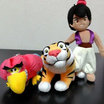 디즈니씨 알라딘 라자 인형 배지 이아고 어깨 승차