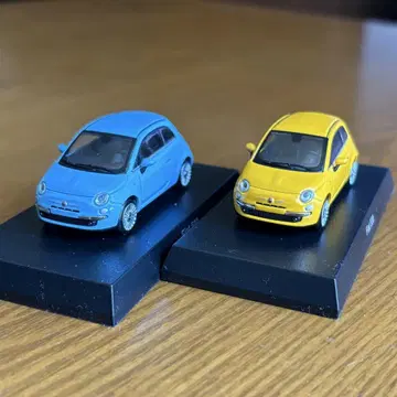[미니카] Fiat 500 2대 세트