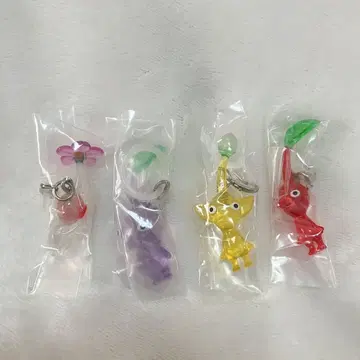 피크민 메지루시 액세서리 빨간색 노랑 보라색 화이트 세트