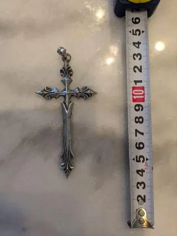 백래쉬 라지 크로스 목걸이