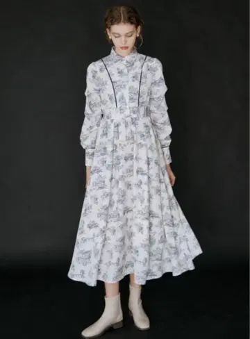 toile de Jouy piping onepiece idem