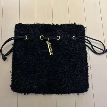 charmantsac 블랙 복조리형 백