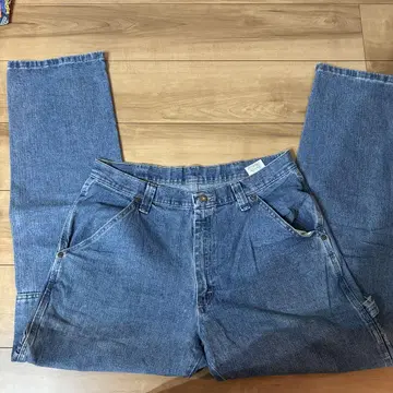 Wrangler 와이드 배기 데님 페인터 팬츠 W34