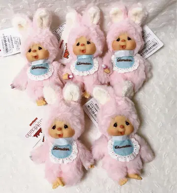익명 미사용 새상품 몽치치 프렌즈 침탄 키체인 5개