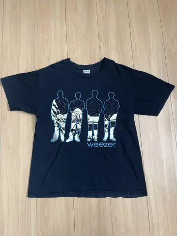 초레어 Weezer T셔츠 Blue Pinkerton 믹스 디자인