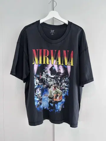 NIRVANA 닐바나 밴드 T셔츠 투어 T 크롭 GAP