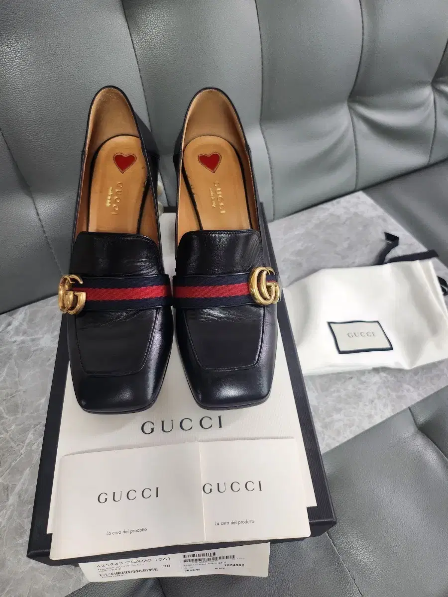 Gucci GG Marmont Pearl Pumps Heels
