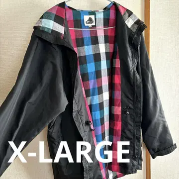X-LARGE 나일론 면 자켓 L 사이즈 (지퍼 파손)