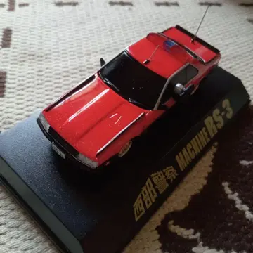 서부경찰 머신 RS-3 빨간색 순찰차 1/43