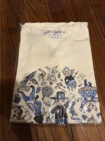 보리스 잡화점 히구치 유코 롱T BLUE L