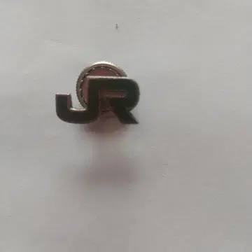 JR 로고 핀 배지 금속제