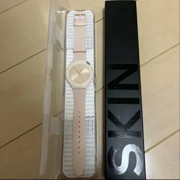 새상품 Swatch SKIN 핑크 배터리 없음
