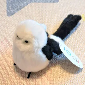10C+1 시마연가 봉제 인형 화이트 블랙 야생 조류 흑백
