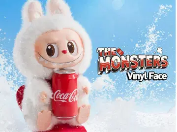 POP MART THE MONSTERS 코카 콜라 시리즈 봉제 인형