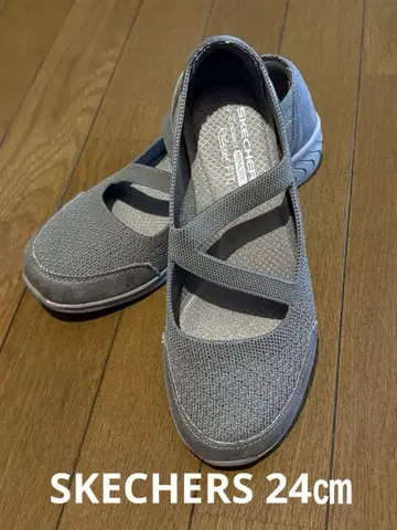 SKECHERS 스케쳐스 스니커즈 메리 제인 스트랩 그레이