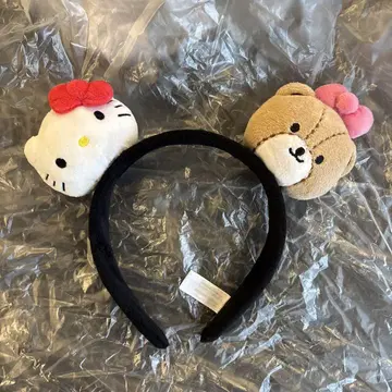 USS 싱가포르 한정판 헬로키티와 곰 머리띠