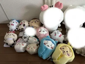 치이카와 (먼작귀) 작은 봉제 인형, 파우치 세트