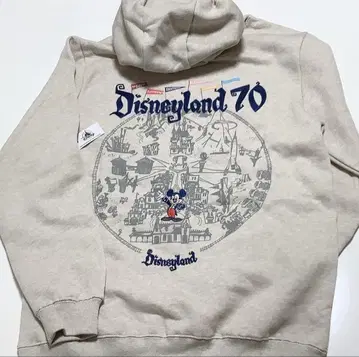 미키마우스 & 맵 풀오버 후드티 디즈니랜드 70주년 기념