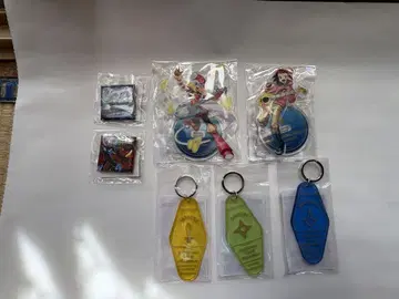 록맨 아크릴 키링 세트