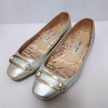 JIMMY CHOO 지미추 플랫 신발 361/2 베이지