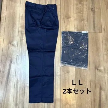 작업옷 바지 LL 2개 세트 네이비 컬러