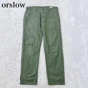 컨디션 최상 오어슬로우 파티그 팬츠 일본제 US ARMY S 베이커