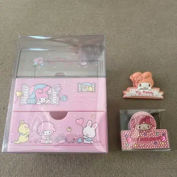 산리오 마이멜로디 화장품 케이스 체스트 클립