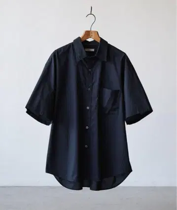 shiun 시운 HICOUNT WASHER S/S SHIRT 네이비