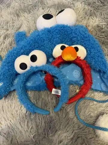 쿠키 몬스터 & 엘모 머리띠