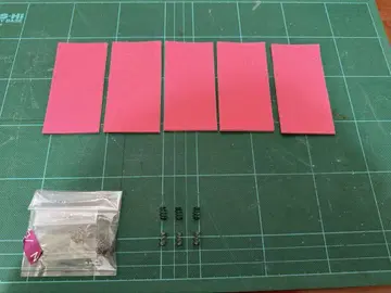 미니 사륜구동 통 스프링, 브레이크 핑크 2mm