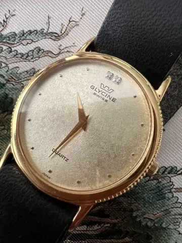 그리신 남성용 쿼츠 GLYCINE 2P 다이아 시계