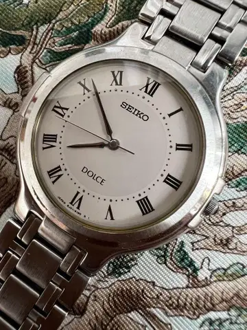 세이코 SEIKO 돌체 남성용 쿼츠 8J41-6110 작동품