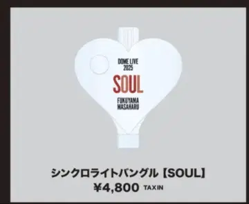 후쿠야마 마사히로 DOME LIVE 2025 라이트 뱅글 타월