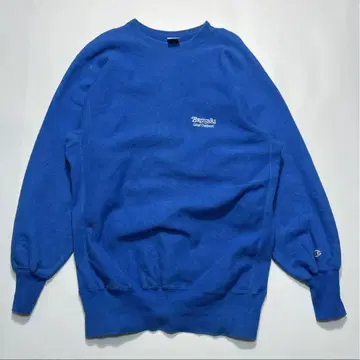 90s 리버스 위브 USA 챔피온 2XL 파랑 원포인트 6264