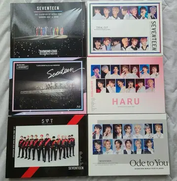 SEVENTEEN LIVE Blu-ray 6개 세트 묶음 판매