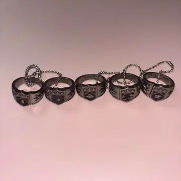 가정교사 히트맨 REBORN! 봉고레 반지 가챠 5개 세트