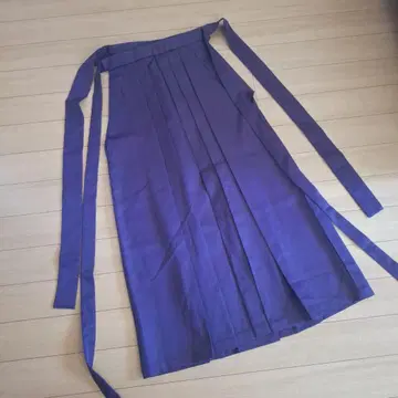 보라색 하카마 L 사이즈 서예 검도 코스프레