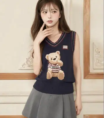다리치 곰 니트 택 포함 미사용 새상품