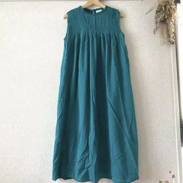 100%cotton 롱 원피스