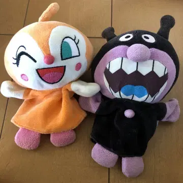 호빵맨 캐릭터 봉제 인형 2체 세트