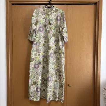 [애프터눈 티] 리버티 스몰 스잔나 패턴 롱 원피스 M