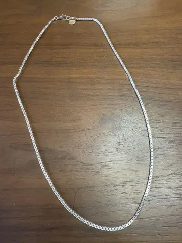실버 베네치안 체인 목걸이