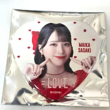 =LOVE 아레나 투어 2025 추가 공연 랜덤 캔뱃지 사사키 마이카
