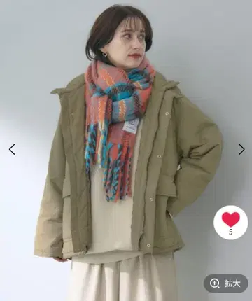 스튜디오 클립 다기능 스탠드 카라 미들 코트 모카