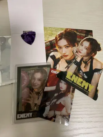 TWICE ENEMY 랜덤 피크 키링 피크 사나 기타 혜택
