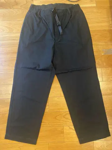 everyone belted easy pants black L