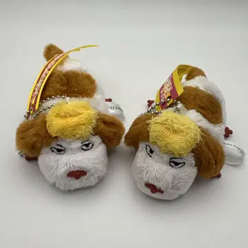 지브리파크 한정판 히 마스코트 키링 2개 세트 사용