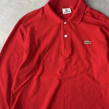 14178 LACOSTE 라코스테 자수 로고 긴팔 피케 셔츠